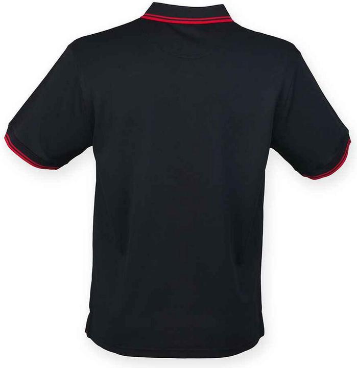 Actual product image Henbury Mens CoolPlus Tipped Polo Shirt (3XL)