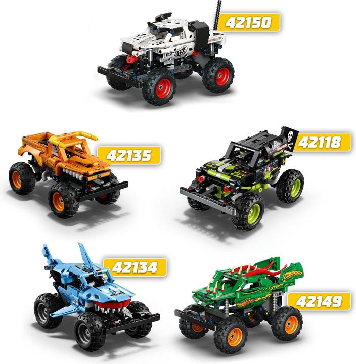 Actual product image LEGO Monster Jam Dragon (42149, LEGO Technic)