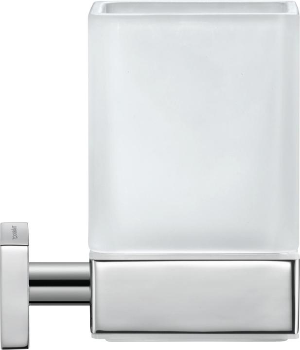 Actual product image Duravit Glass holder KARREE glass matt chrome