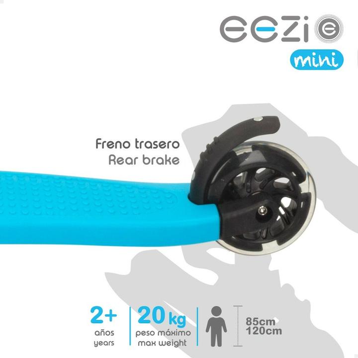 Actual product image Eezi Scooter Blue 2 pieces