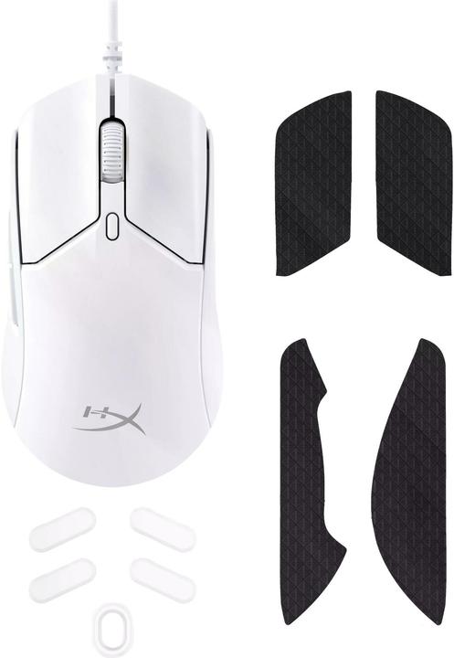 Actual product image HyperX Pulsefire Haste 2 - Gaming Mouse (White) (Cable)