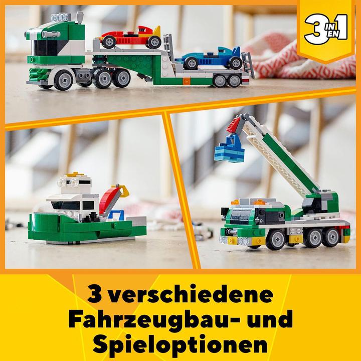Image du produit LEGO Transporteur de voitures de course (31113, LEGO Creator 3-in-1)