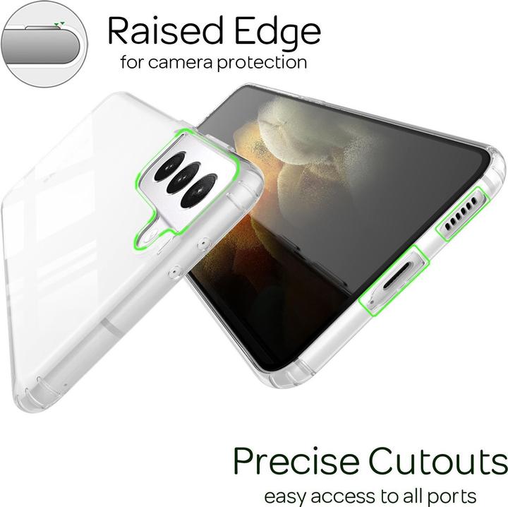 Actual product image Nalia Hull Transparent (Samsung Galaxy S21)