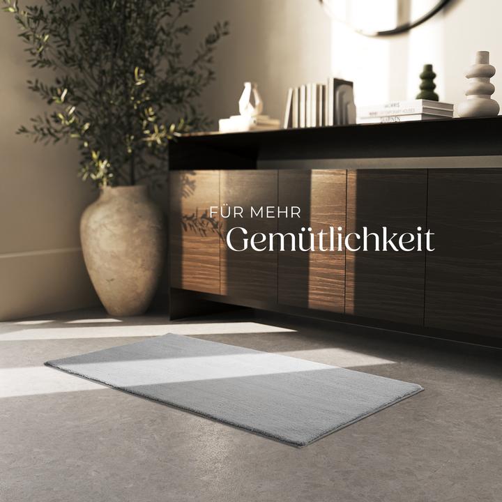 Produktbild tectake Kurzflorteppich Soft Zone (60 x 110 cm)