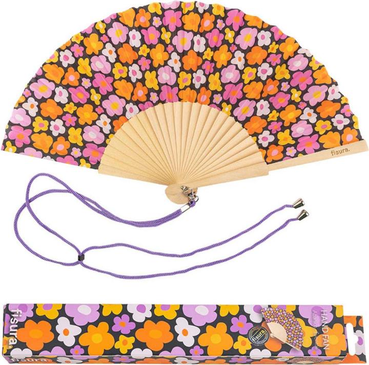 Fisura Fächer Vintage Blumen
