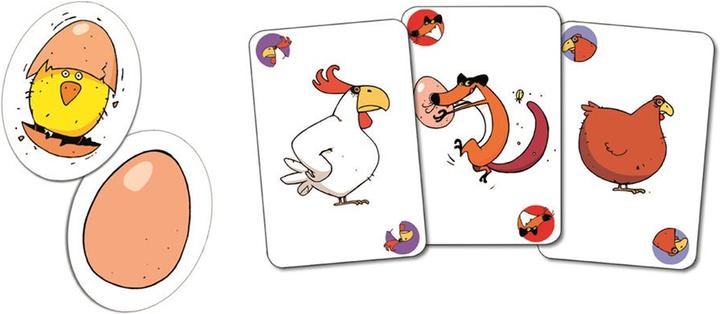 Actual product image Djeco Card game Piou Piou (French, German, Dutch, Italian, Danish, English)