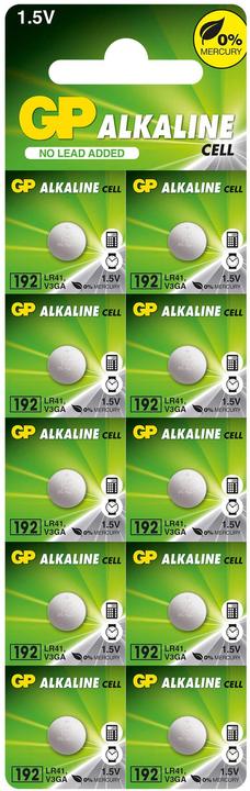 Image du produit GP Batteries Alkaline (10 pcs, LR41, 24 mAh)