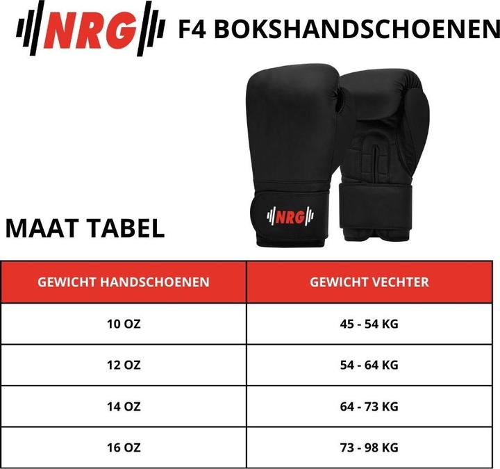 Produktbild NRG Fitness Sparring Handschuhe (12 OZ, 12)