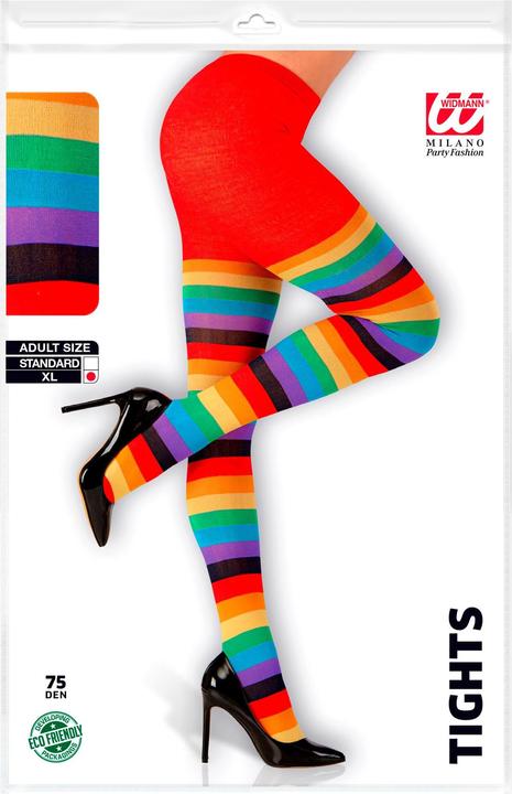 Produktbild Widmann Neon Regenbogen Strumpfhose 75 DEN