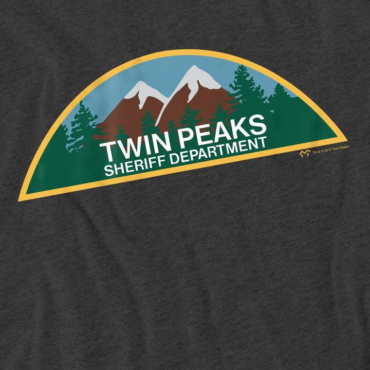 Actual product image Twin Peaks Unisex Adult Sheriff Department T-Shirt (XL)