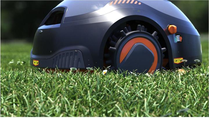 Productafbeelding Black & Decker Black + Decker 12V / 4,3Ah robotmaaier voor gazons tot 700m² - BCRMW123-QW (700 m²)