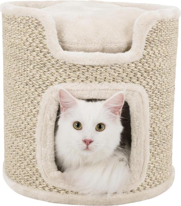 Actual product image Trixie Scratch barrel Ria (39 cm, Light grey, Nature)