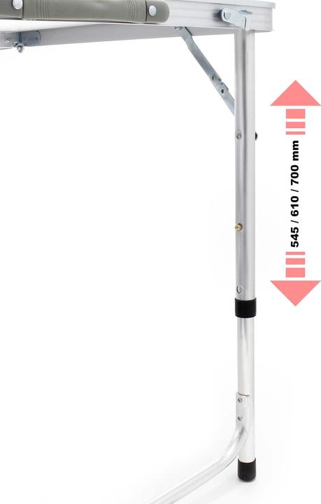 Immagine prodotto Wiltec Tavolo pieghevole da campeggio Toboli 180x60x70cm tavolo pieghevole da campeggio regolabile in