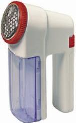 Actual product image Kleiber Lint shaver, cordless, white/red