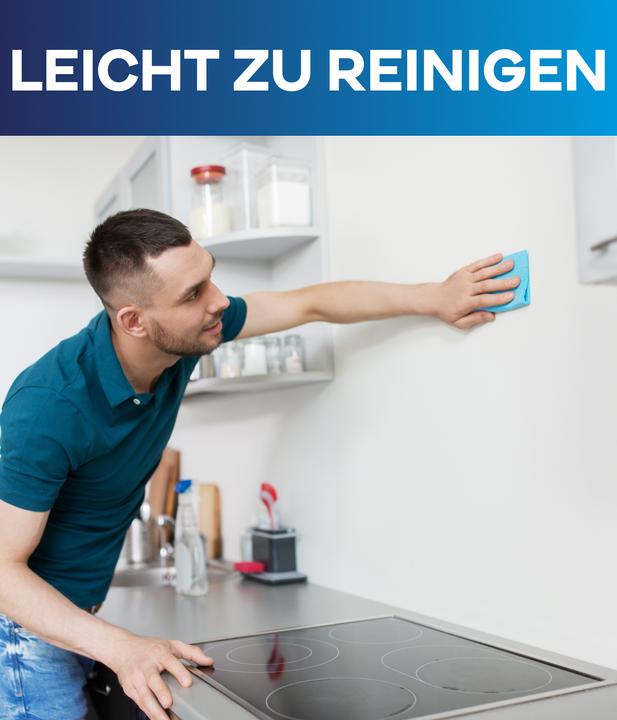 Produktbild Plid Latexfarbe 5L Weiss für ca. 30m² / abwaschbare Wandfarbe Küchenfarbe Innenfarbe (Weiss, 5 l)