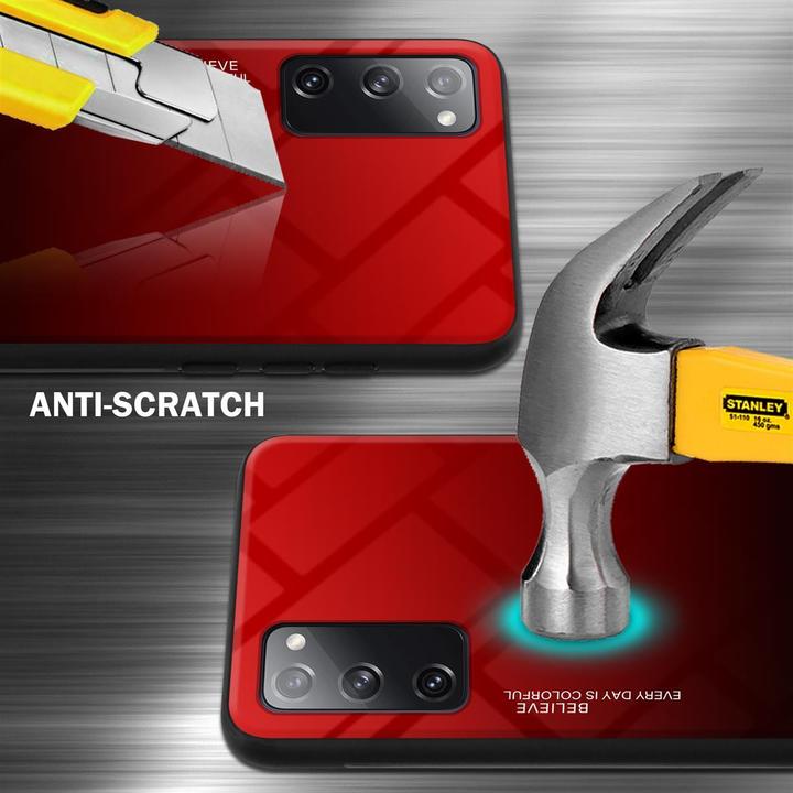 Productafbeelding Cadorabo TPU 2 kleuren glasdekking (Samsung Galaxy S20 FE)