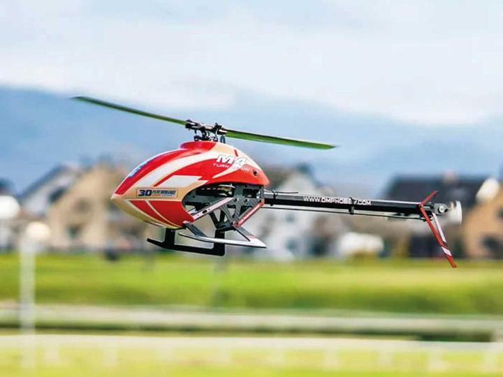 Actual product image OMP Hobby Helicopter M4, Orange PNP