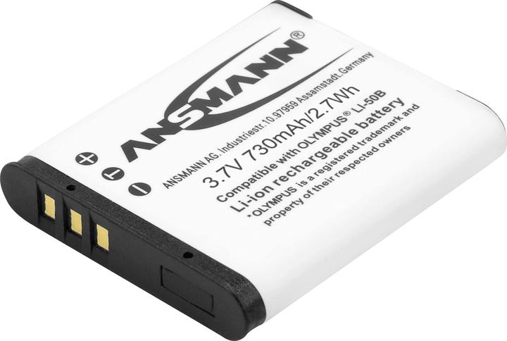 Image du produit Ansmann LI-50B, batterie de rechange pour appareils photo Olympus (Batterie)