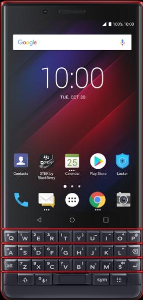 Produktbild BlackBerry KEY2 LE (64 GB, Atomic, 4.50", Hybrid Dual SIM, 13 Mpx, 4G)