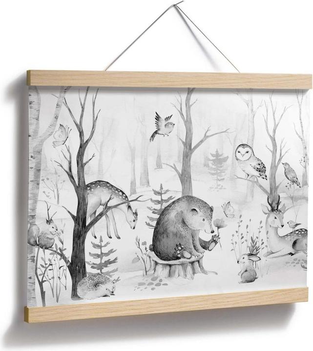 Immagine prodotto Trenddeko Amici animali nella foresta - (30 x 24 cm)