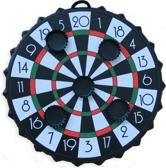 Produktbild TOP Bierdeckel Zielscheibe