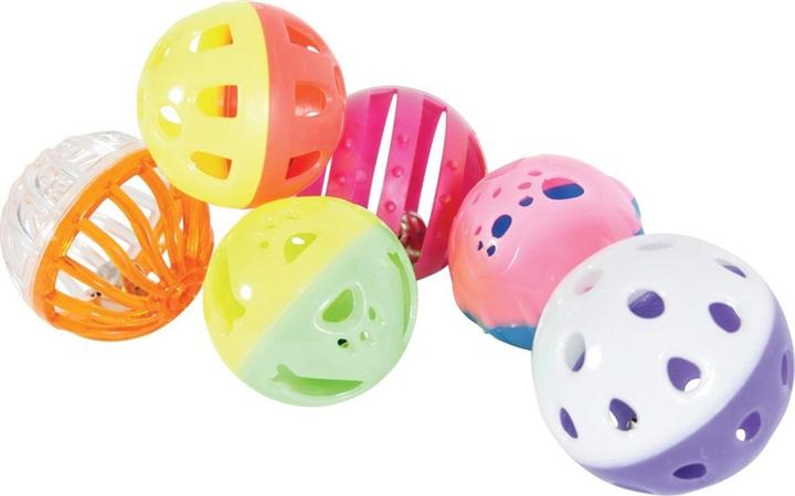 Image du produit Zolux Cat toys - set of 10 different 4 cm (Jouets avec herbe à chat)