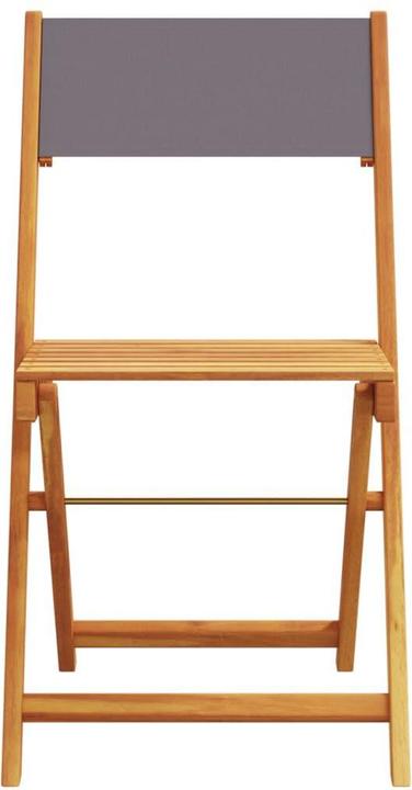Immagine prodotto VidaXL Sedie da bistrot 2 pezzi. Acacia e tessuto