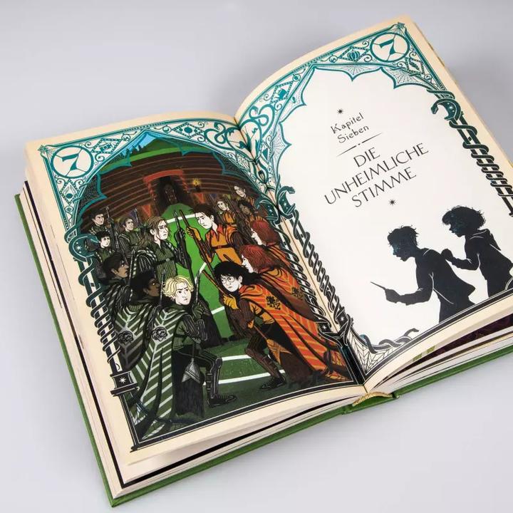 Actual product image Harry Potter und die Kammer des Schreckens: MinaLima-Ausgabe (Harry Potter 2) (German, J.K. Rowling, MinaLima, 2022)