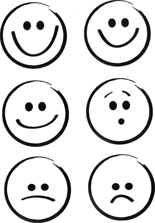 Image du produit Efco Kit de tampons Clear "Emoticons", env. 7,4x10,5cm