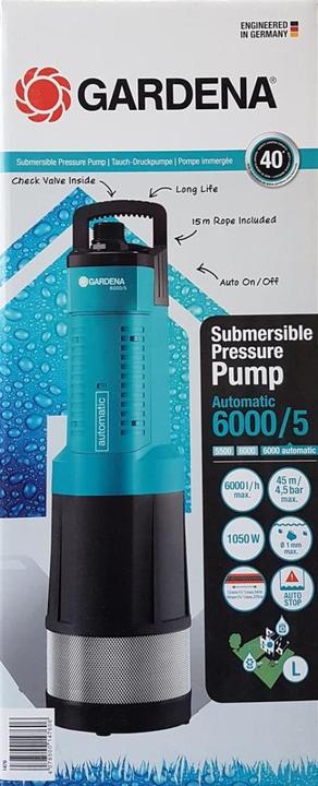 Produktbild Gardena Comfort Tauch-Druckpumpe 6000/5 automatic (Gartenpumpe)