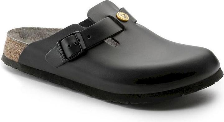 Actual product image Birkenstock Boston ESD Natural Leather Narrow (36)