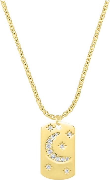 Produktbild Candy Halskette Sky, 925 Sterling Silber, vergoldet (925 Sterling Silber, 18k vergoldet, 42 - 45 cm)