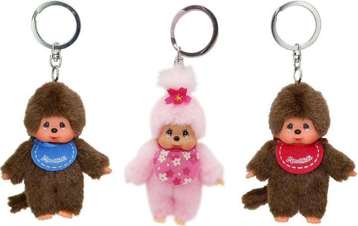 Produktbild Bandai Monchhichi Sakura Schlüsselanhänger