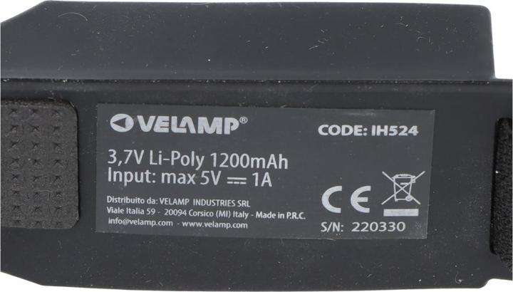 Produktbild Velamp BOWIE, 2in1 wiederaufladbare LED-Stirnlampe mit Bewegungssensor (150 lm)