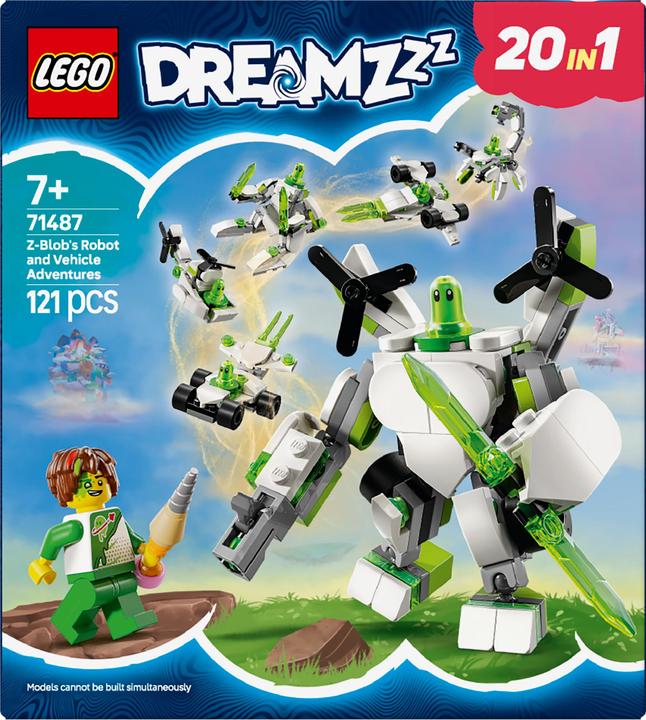 Produktbild LEGO Z-Blobs Roboter- und Fahrzeugabenteuer (71487, LEGO Dreamzzz)
