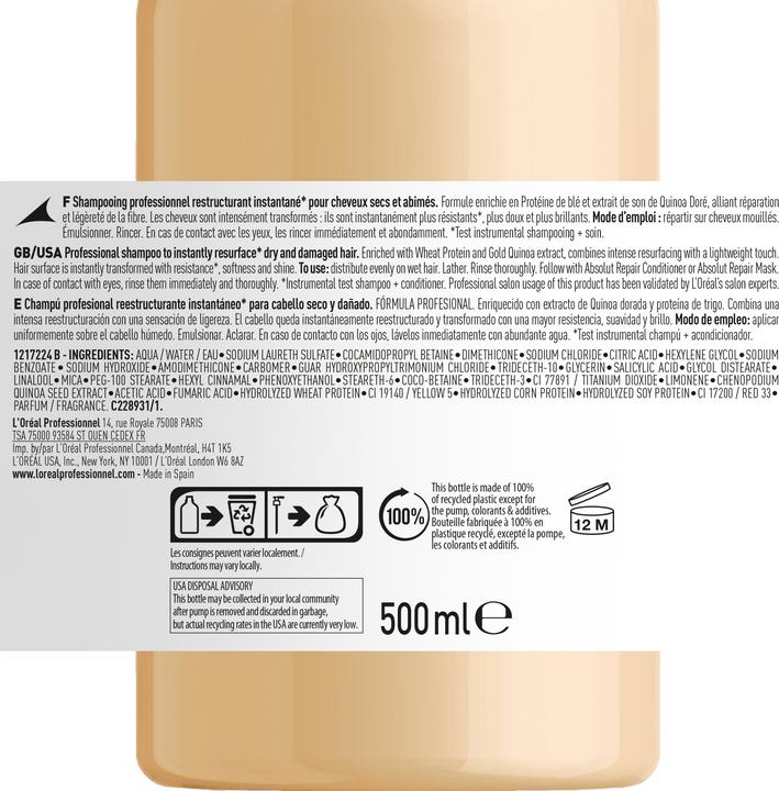 Actual product image L'Oréal Professionnel Serie Expert Absolut Repair (500 ml, Liquid shampoo)