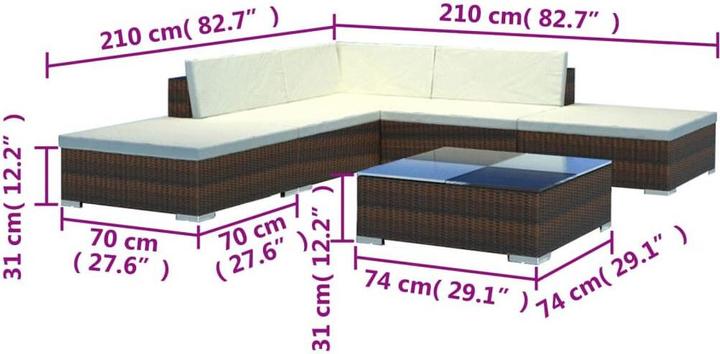Image du produit VidaXL Garten Lounge