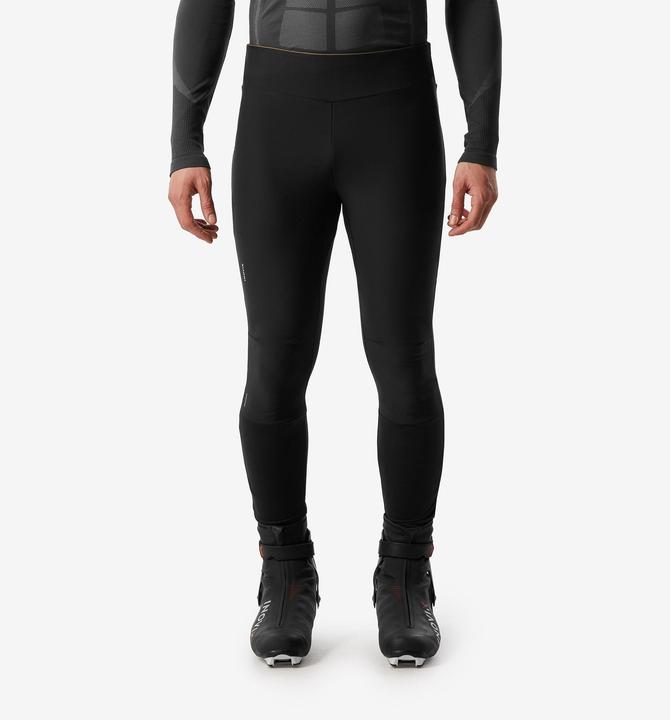 Actual product image Wedze Cross-country skiing tights windproof men, 500 black (W30/L33)
