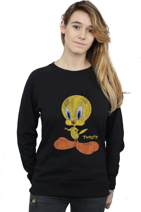 Produktbild Looney Tunes Tweety Pie Distressed Sweatshirt (L)
