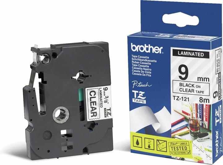 Immagine prodotto Brother Tze-121 (0.90 cm, Trasparente)