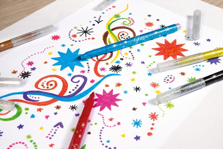Immagine prodotto EberhardFaber Penna in fibra Glitter (Multicolore, 8 x)