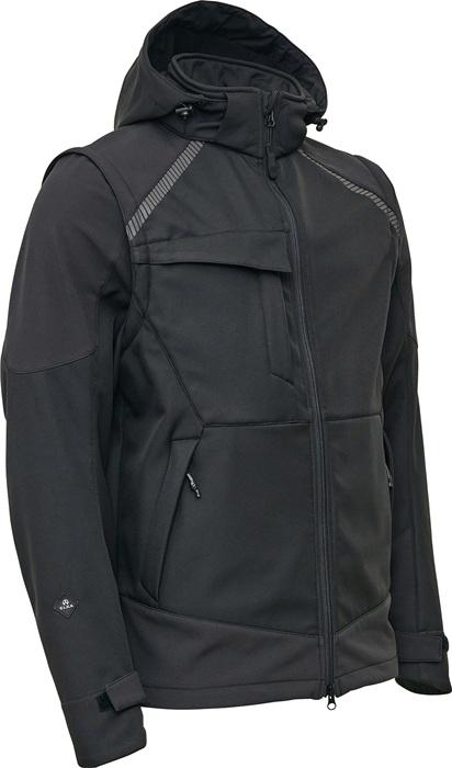 Actual product image Elka Softshell jacket Working Xtreme size 2XL black RAINWEAR (XXL)