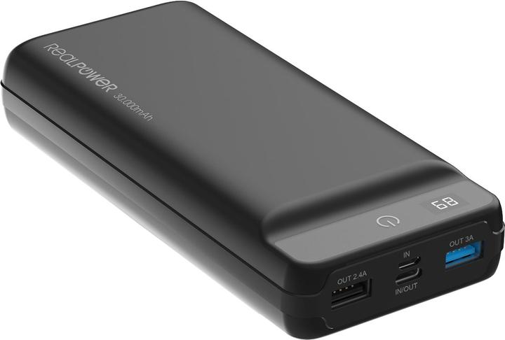 RealPower PB-30k PD (30000 mAh, 18 W, 111 Wh)