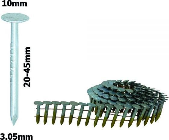 Image du produit Co-Fastening GRN31202 Asphaltnägel (Dachdeckernägel) Ring verzinkt - 3,05x20mm (20 mm)