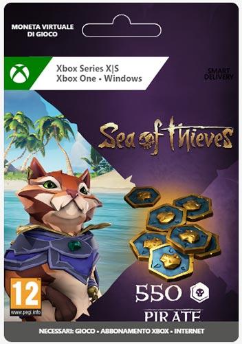 Produktbild Microsoft MS ESD Sea of Thieves Castaways Ancient Coin 550 Coins XXS ML (Xbox Series S, Xbox One S, Xbox Series X)