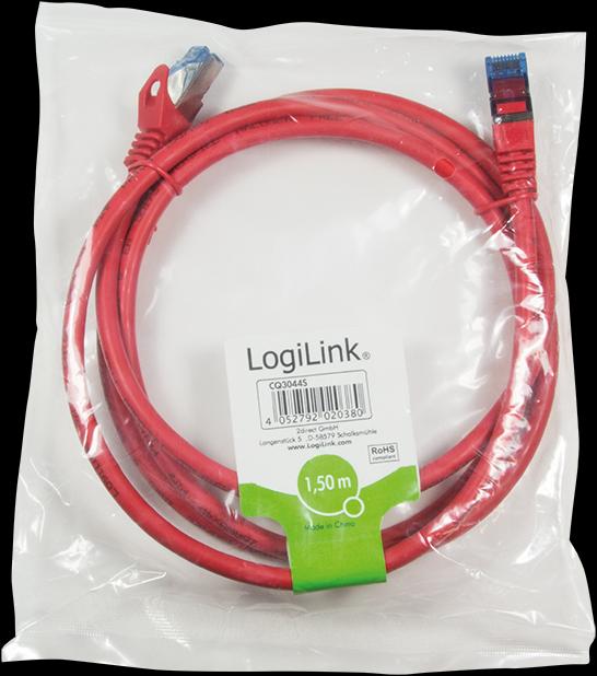 Actual product image LogiLink Network cable (S/FTP, CAT6a, 1.50 m)