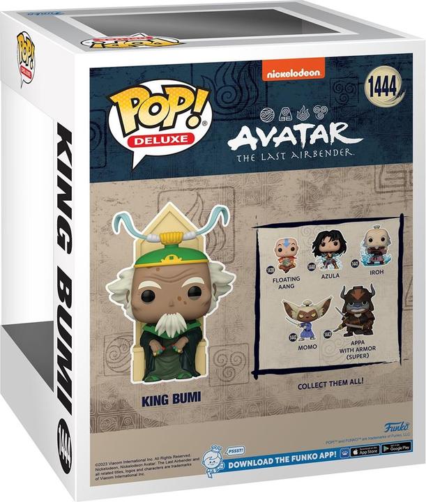 Produktbild Funko Avatar Der Herr der Element POP! Deluxe Vinyl Figur King Bumi 9 cm
