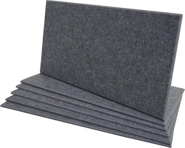 Mendler 6er-Set Akustikwandpaneel HWC-L52 (6 Stk.)