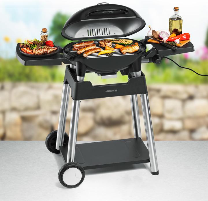 Productafbeelding Rommelsbacher BARBECUE GRILL MET GRILLENROLLEY *Begin levering: vanaf medio juni 2024* (2.20 kW)