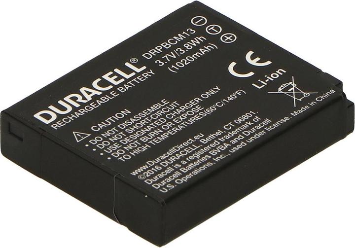 Produktbild Duracell Li-Ion Akku 1020 mAh für Panasonic DMW-BCM13 (Akku)
